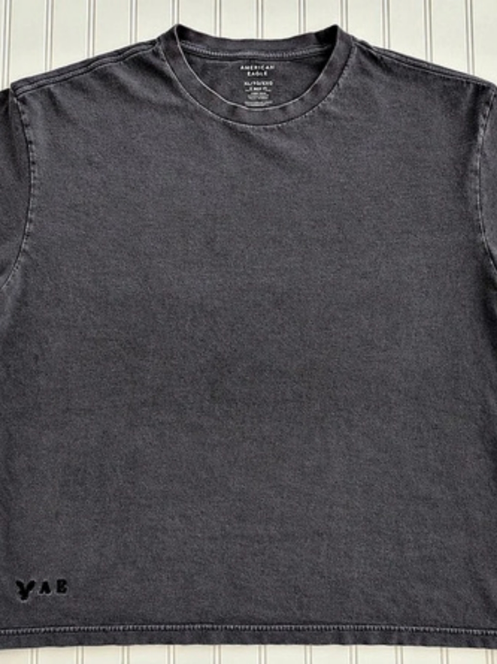 American Eagle AE Boxy Fit T-Shirt Short Sleeve Gray XL
